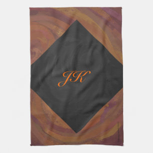 Linge De Cuisine Chocolat Carmel Swirl