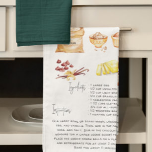 Linge De Cuisine Chocolat chip avoine biscuit   Heirloom de la rece