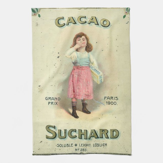 Linge De Cuisine Chocolat victorien Kiss Girl Sucre (Vertical)