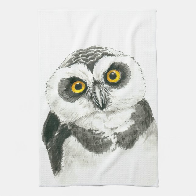 Linge De Cuisine Chouette (Vertical)
