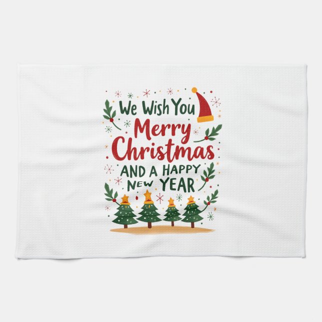 Linge De Cuisine Christmas Christmas Christmas Christmas Christmas  (Horizontal)