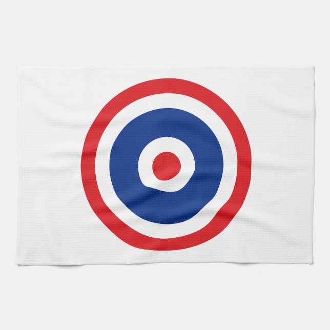 Linge De Cuisine Cible du drapeau thaïlandais (Horizontal)