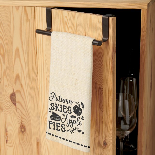 Linge De Cuisine Ciel d'automne pomme tartes à la farine look sac (Pliage en tiers)