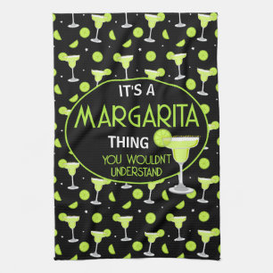 Linge De Cuisine Citation de margarita drôle pour amateur de cockta