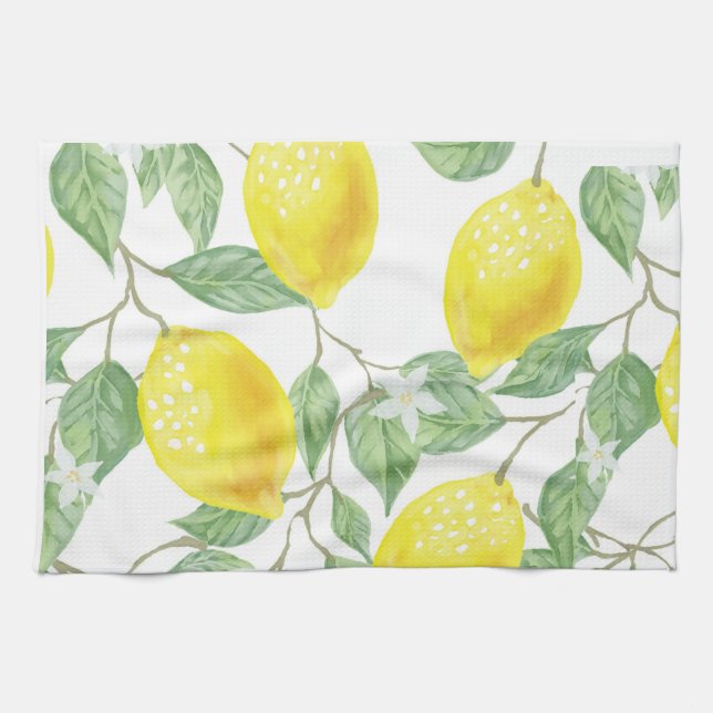 Linge De Cuisine citron (Horizontal)