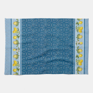 Linge De Cuisine Citron Citrus Trellis Pays Français Ferme Marine