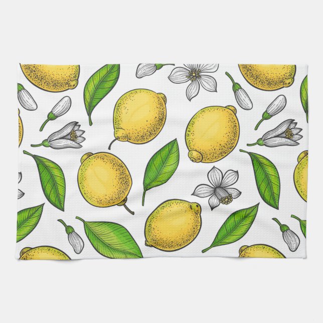 Linge De Cuisine Citrons (Horizontal)
