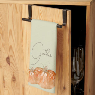 Linge De Cuisine Citrouille "Rassembler"