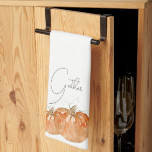 Linge De Cuisine Citrouille "Rassembler"