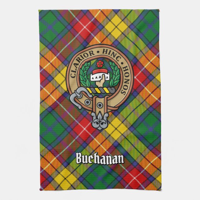 Linge De Cuisine Clan Buchanan Crest (Vertical)
