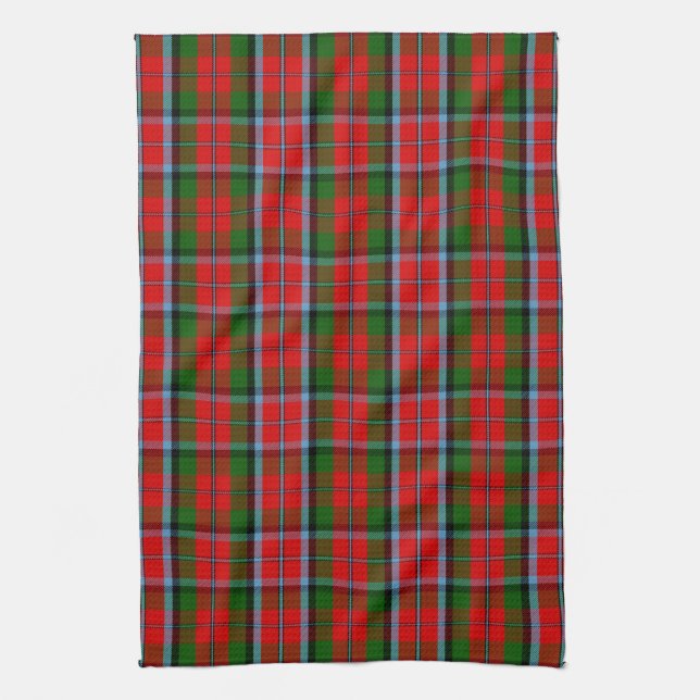 Linge De Cuisine Clan écossais MacNaughton Tartan Plaid (Vertical)