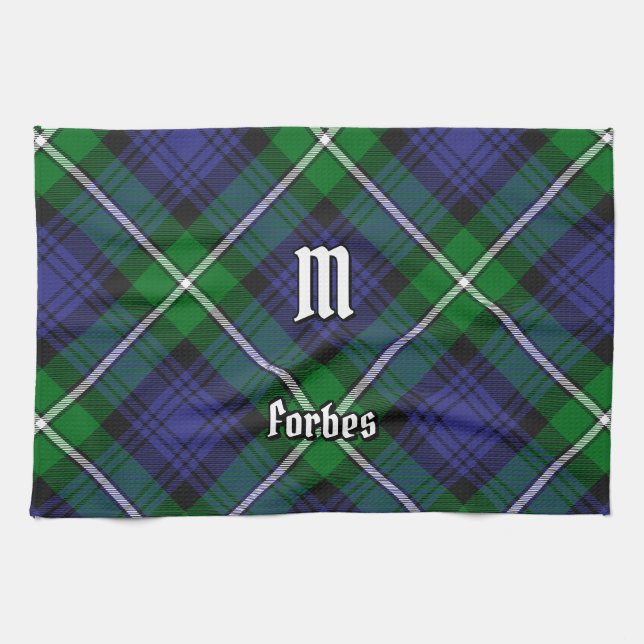 Linge De Cuisine Clan Forbes Tartan (Horizontal)