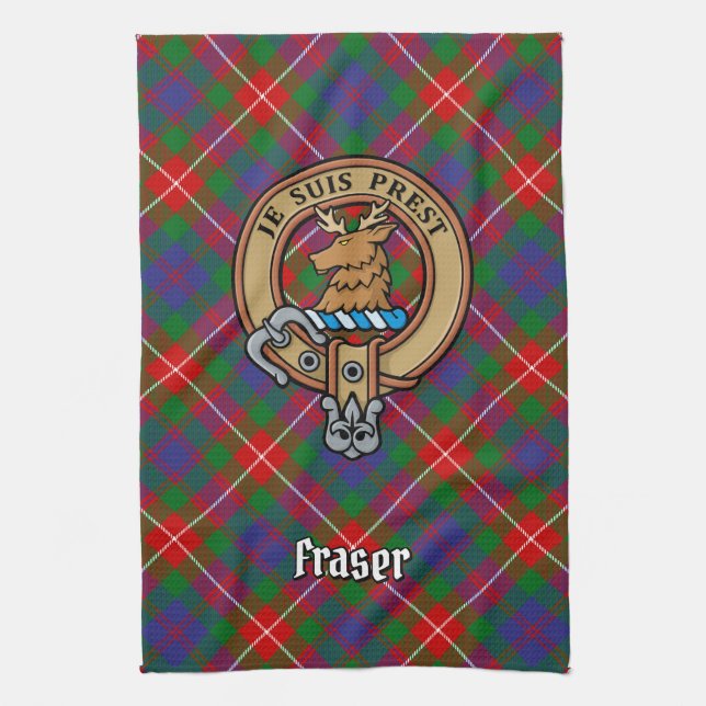 Linge De Cuisine Clan Fraser de Lovat Crest (Vertical)