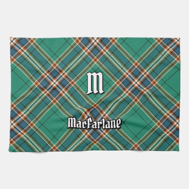 Linge De Cuisine Clan MacFarlane Tartan de chasse antique (Horizontal)