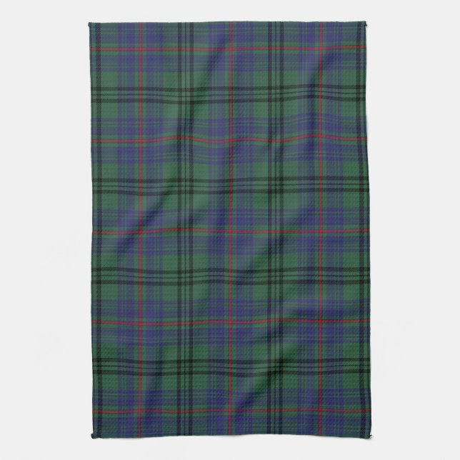 Linge De Cuisine Clan Walker Tartan Plaid (Vertical)
