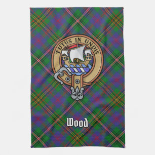 Linge De Cuisine Clan Wood Crest sur Tartan
