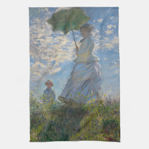 Linge De Cuisine Claude Monet Femme à l'ombrelle Beaux-Arts