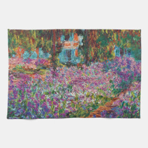 Linge De Cuisine Claude Monet - Iris dans le jardin de Monet Beaux-