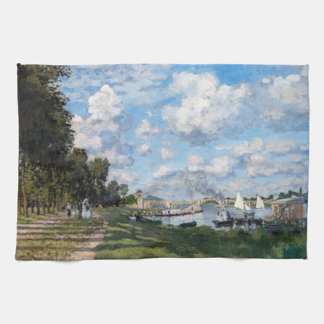 Linge De Cuisine Claude Monet - Le Bassin d'Argenteuil (Horizontal)