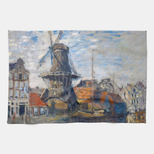Linge De Cuisine Claude Monet - Windmill, Amsterdam