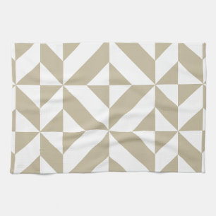 Linge De Cuisine Clay Geometric Deco Cube Pattern
