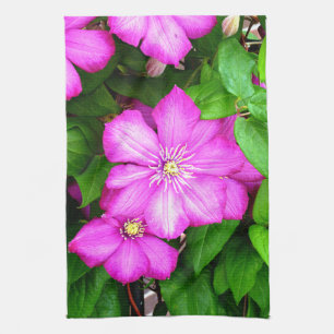 Linge De Cuisine Clematis