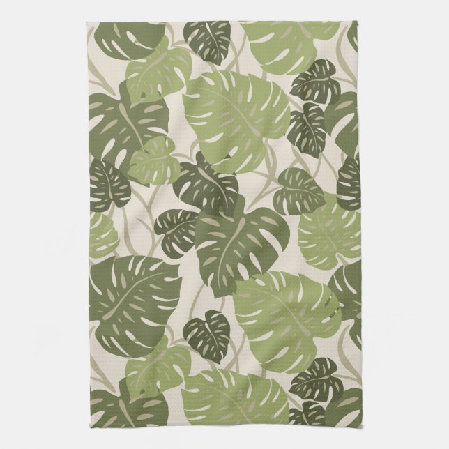 Linge De Cuisine Cliff Hanger Hawaiian Kitchen Towen (Vertical)