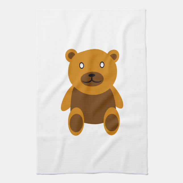 Linge De Cuisine Clipart Brown d'ours de nounours (Vertical)