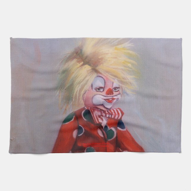 Linge De Cuisine Clown/Pallaso/Clown (Horizontal)