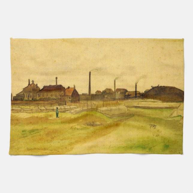 Linge De Cuisine Coalmine dans le Borinage par Vincent van Gogh (Horizontal)