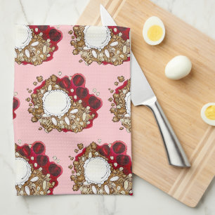 Linge De Cuisine Cobbler cerise Crumble Dessert Crème de glace Nour