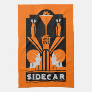Linge De Cuisine Cocktail Sidecar Art Déco