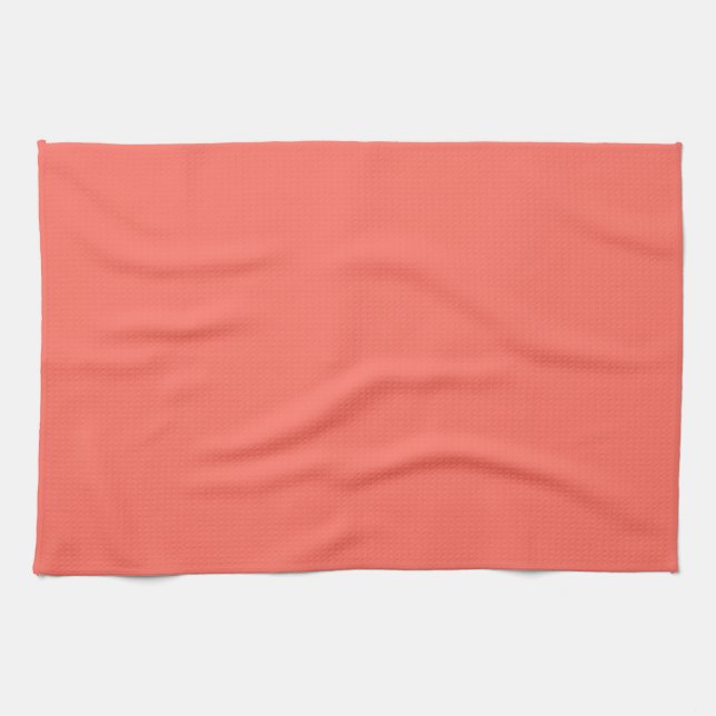 Linge De Cuisine Code hexadécimal de corail FF6F61 (Horizontal)