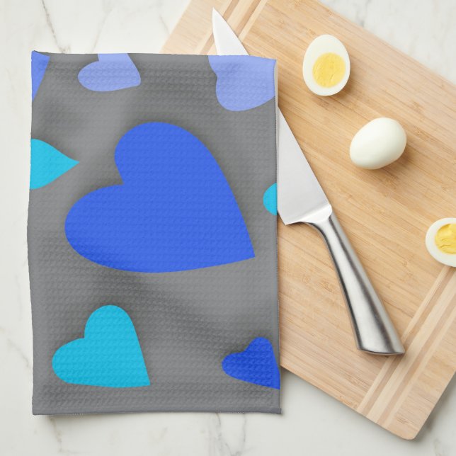 Linge De Cuisine Coeur de papier décoratif 4 (Quart Plié)