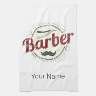 Linge De Cuisine Coiffeur de cheveux Hustler Coiffeur Rétro coiffeu