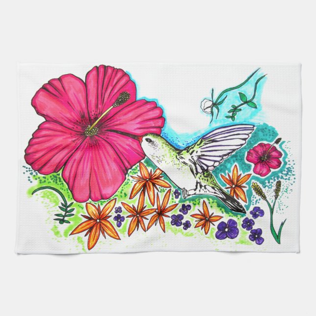 Linge De Cuisine Colibri (Horizontal)