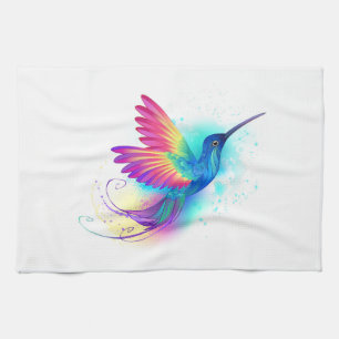 Linge De Cuisine Colibri arc-en-ciel exotique