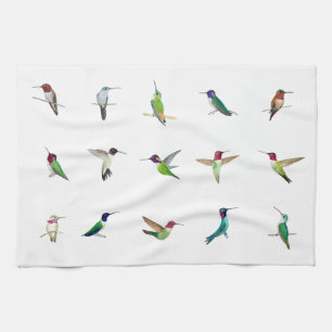 Linge De Cuisine Colibris de la Californie