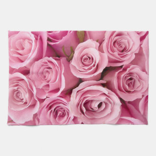 Linge De Cuisine collage de roses roses roses