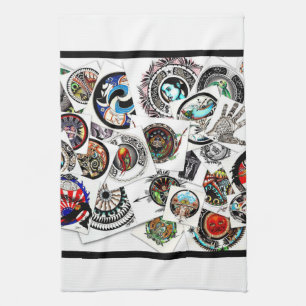 Linge De Cuisine Collage des dessins