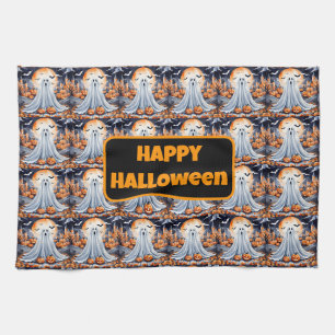 Linge De Cuisine Collection d'automne Citrouille moderne d'Hallowee