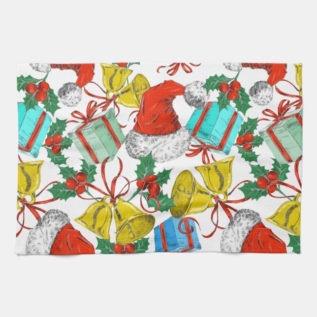 Linge De Cuisine Collection de cadeaux de Noël (Horizontal)