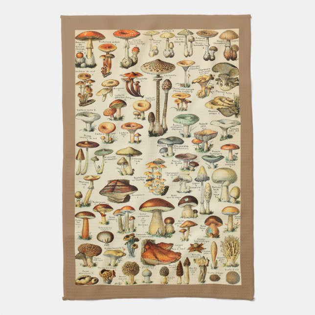 Linge De Cuisine Collection de champignons (Vertical)