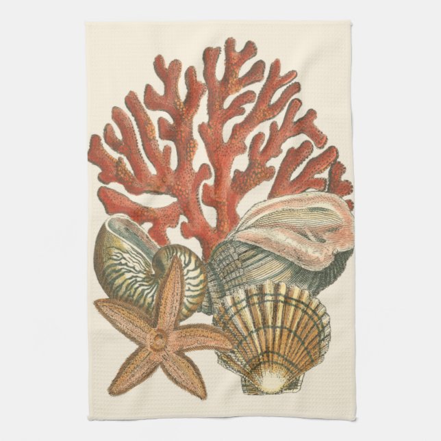 Linge De Cuisine Collection de vies marines (Vertical)
