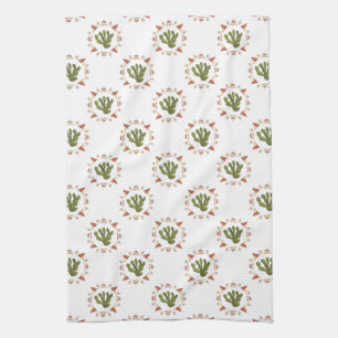 Linge De Cuisine Collection Llamarama Cercle de cactus