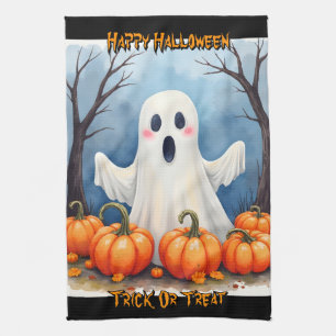 Linge De Cuisine Collection mignonne et moderne d'Halloween effraya