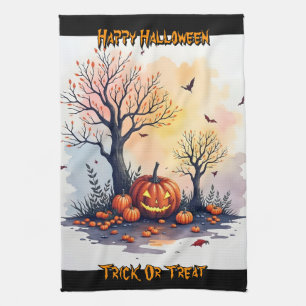 Linge De Cuisine Collection Tendance Halloween Mignonne Épouvantabl