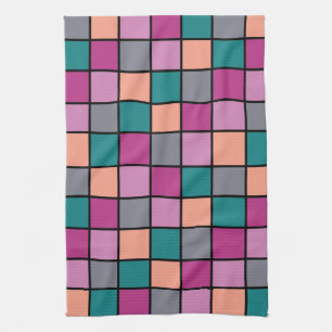 Linge De Cuisine Colorful Modern Horizontal Tiles Motif version 1