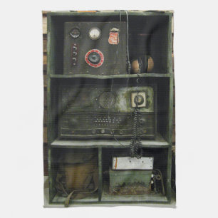 Linge De Cuisine Commandes militaires Équipement radio Vintage