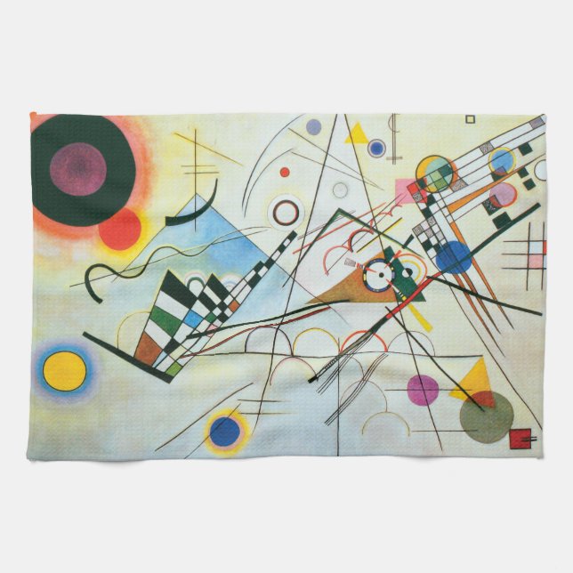 Linge De Cuisine Composition VIII par Wassily Kandinsky (Horizontal)
